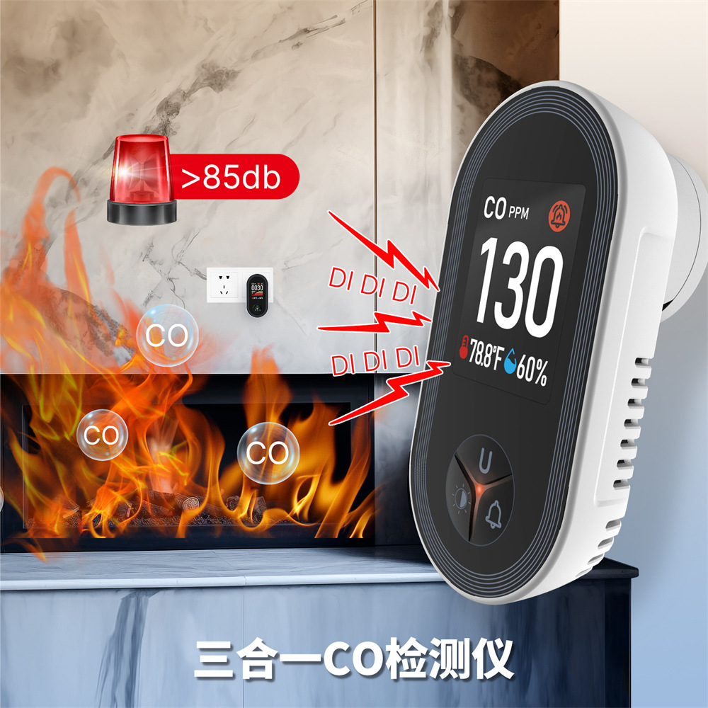 3 in1 Carbon Monoxide Detector - Co Detector Plug บทวิจารณ์และราคา