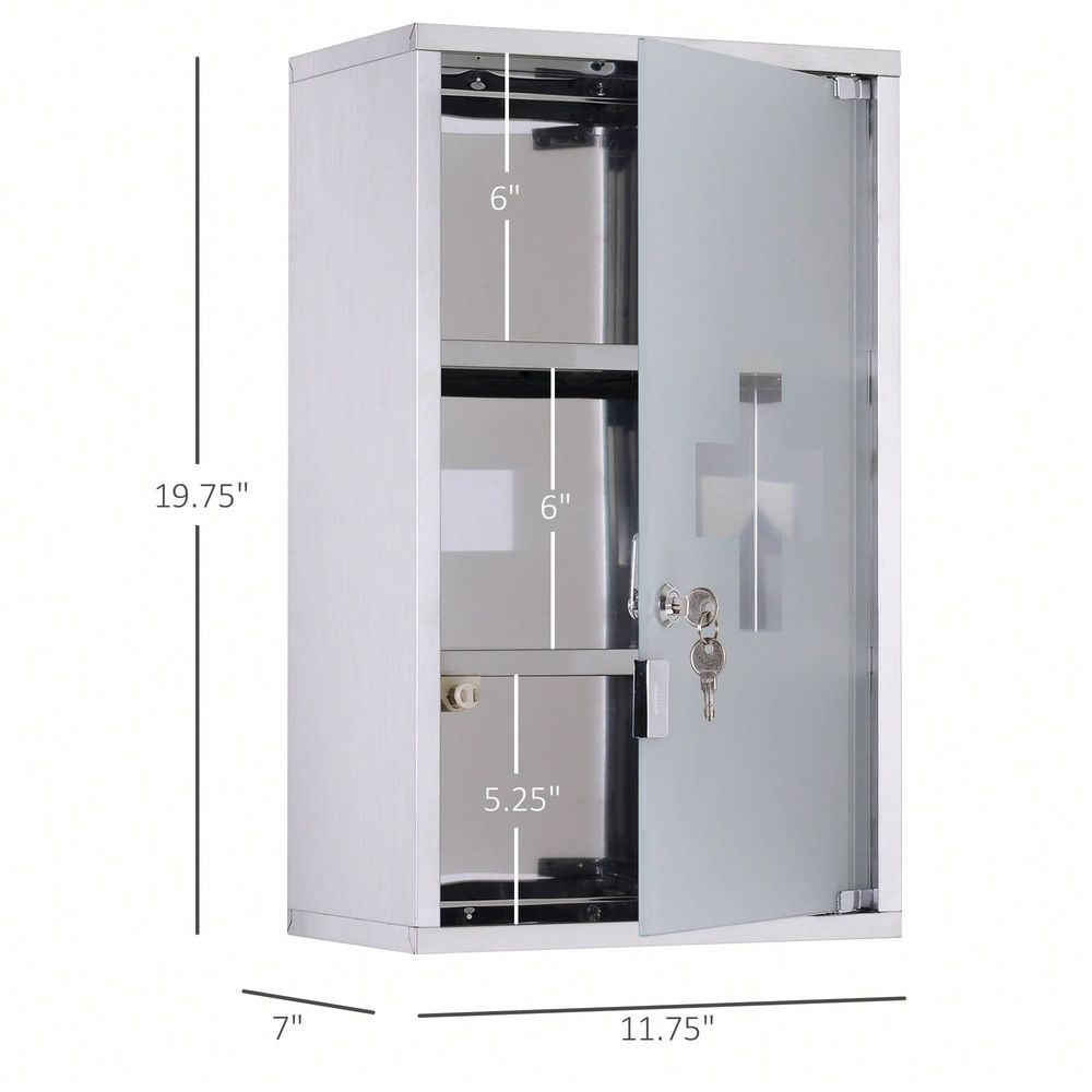 Wall Medicine Cabinet With Loc - Medicine Cabinet Lock บทวิจารณ์และราคา