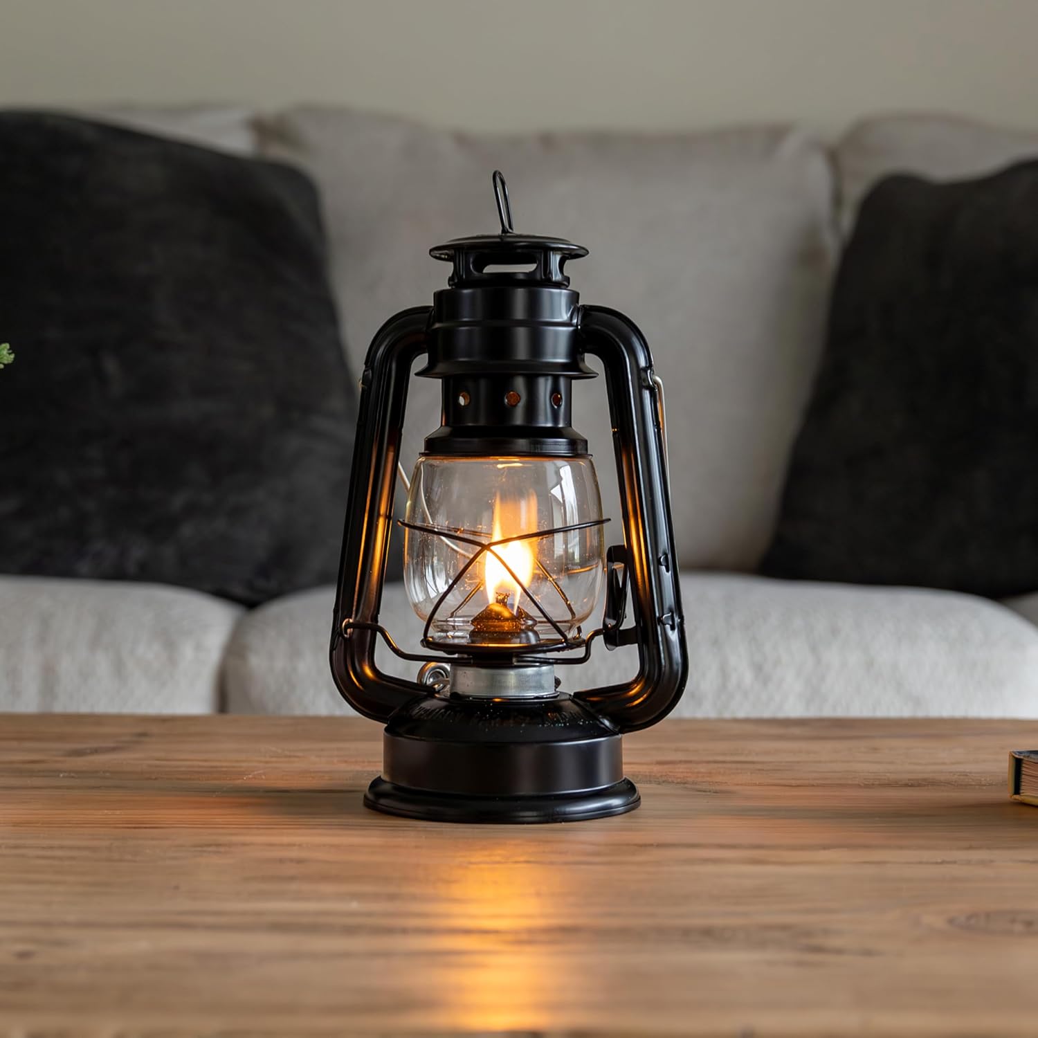 Vintage Hurricane Oil Lamp, Bl - Power Outage Light บทวิจารณ์และราคา