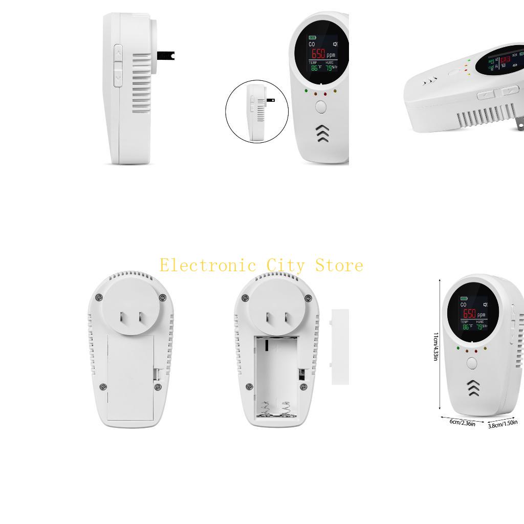 4 In 1 Wall Plugs In Gas Alarm - Co Detector Plug บทวิจารณ์และราคา