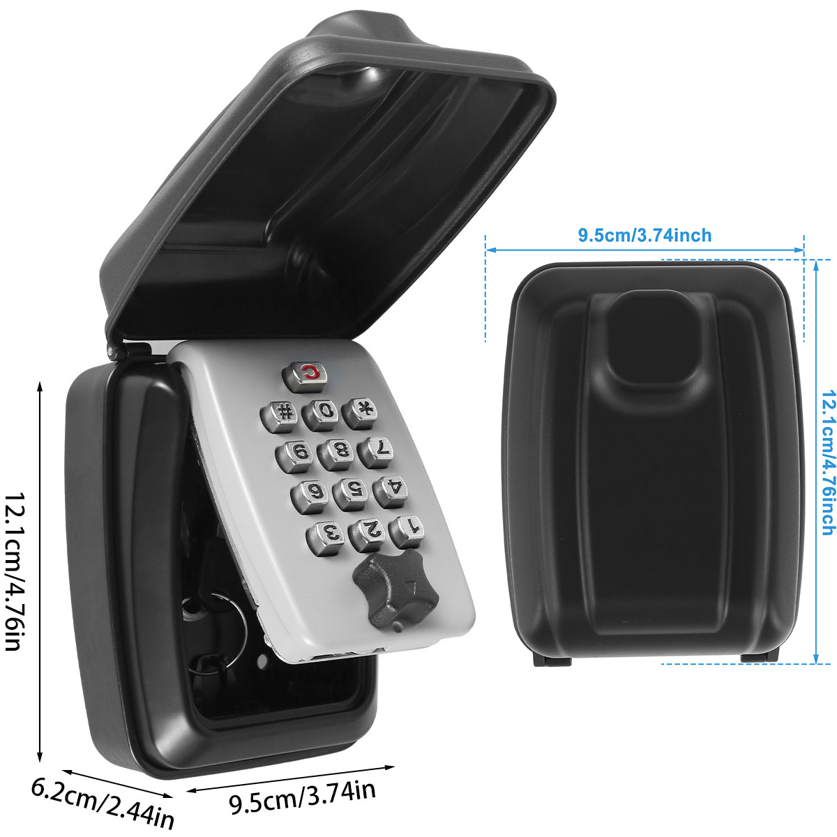 Key Lock Box Wall-Mount Secret - Lockbox Key Secure บทวิจารณ์และราคา
