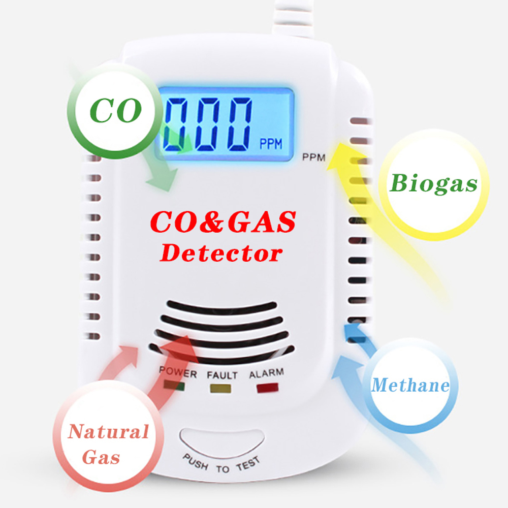 2 in 1 Gas Detector, Plug-in H - Co Detector Plug บทวิจารณ์และราคา