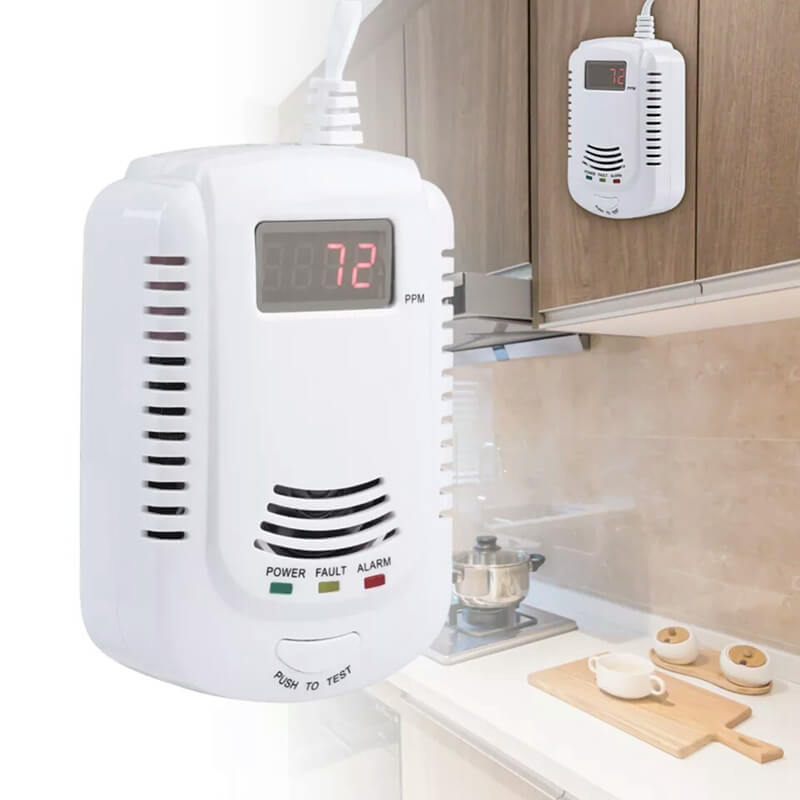 2 in 1 Gas Detector, Plug-in H - Co Detector Plug บทวิจารณ์และราคา