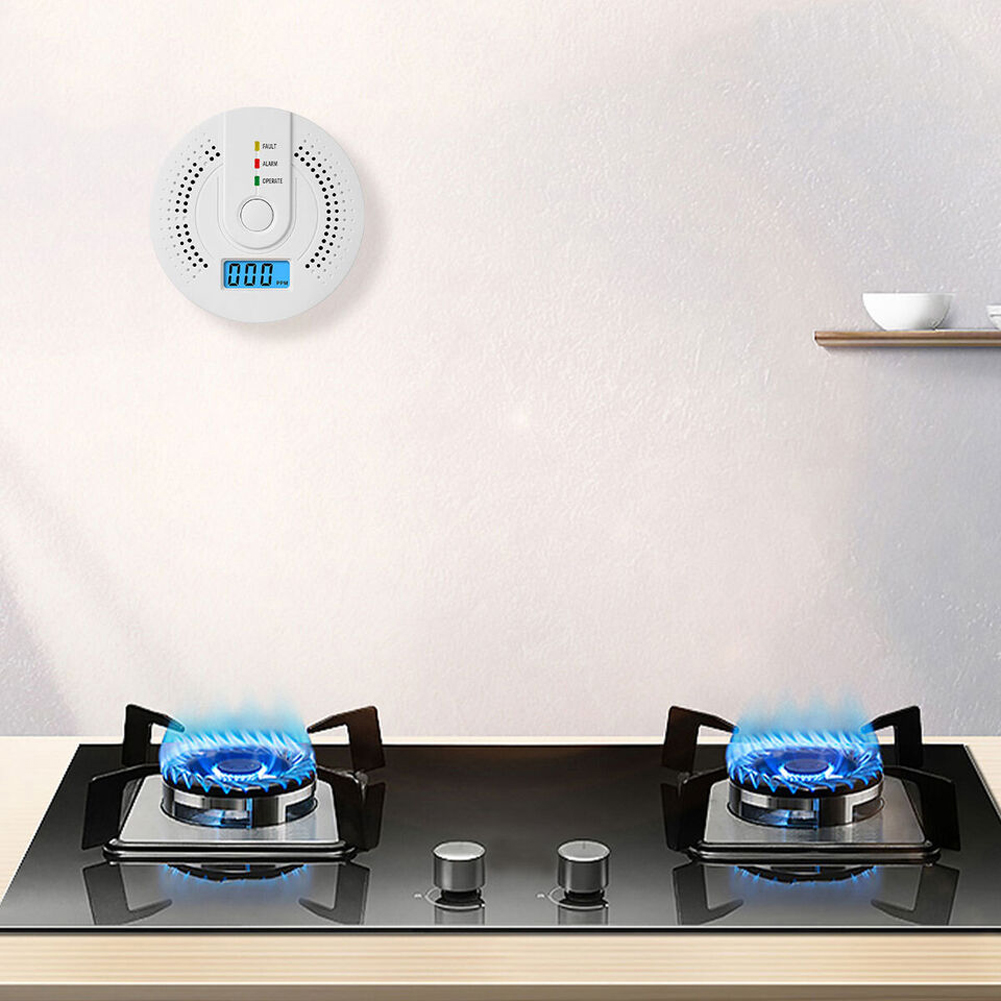 Digital Carbon Monoxide Detect - Smoke Detector Interconnected บทวิจารณ์และราคา