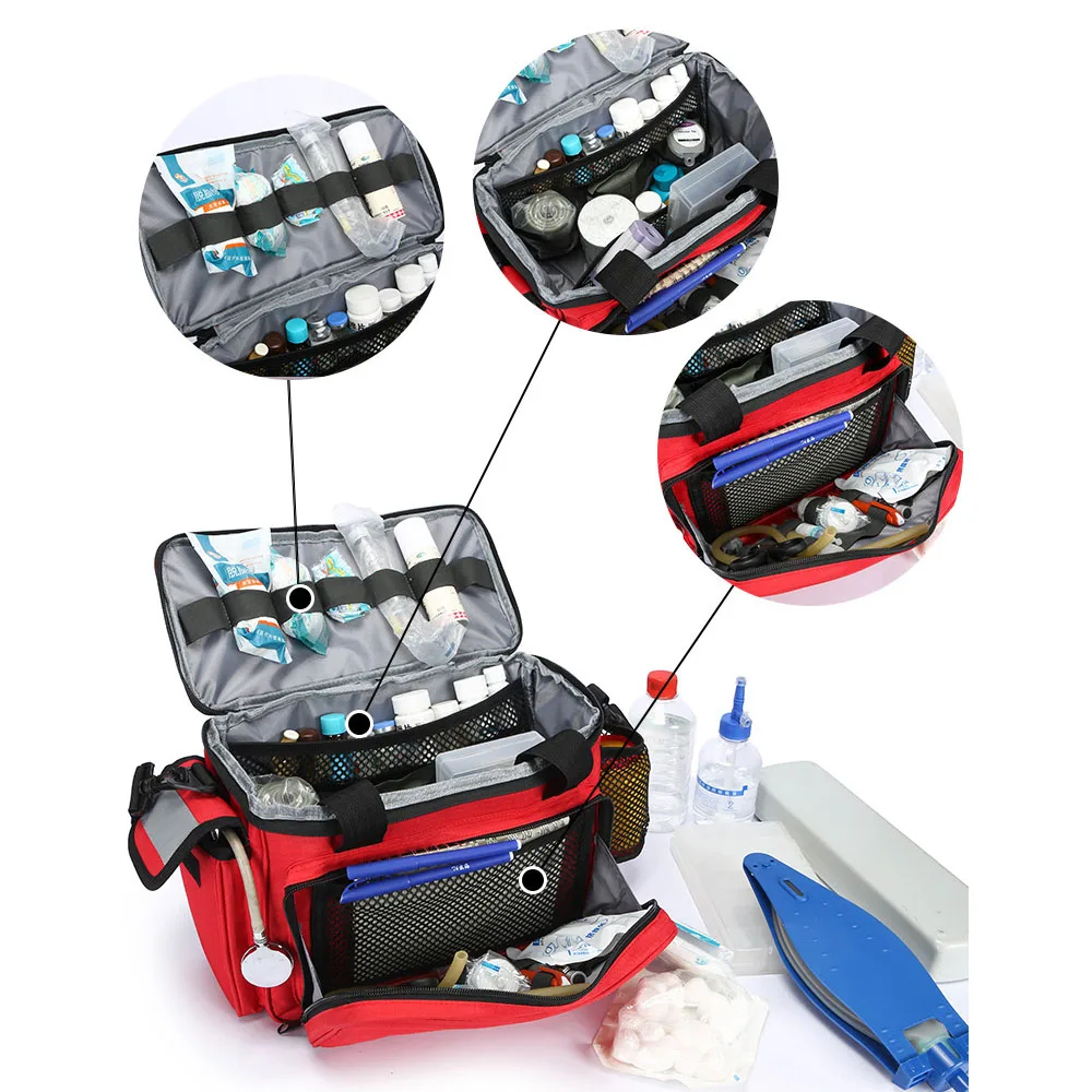 Portable Outdoor First Aid Kit - First Aid Bag Kit บทวิจารณ์และราคา