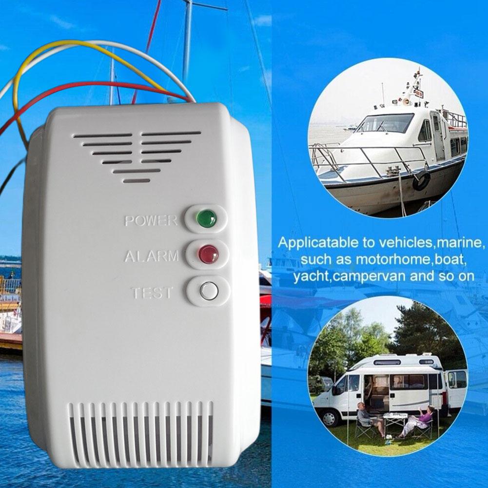 Propane Butane Sensor 12V Gas  - Smoke Detector Interconnected บทวิจารณ์และราคา