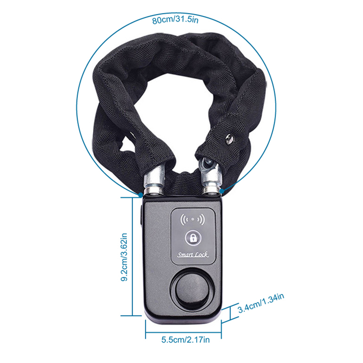 Smart Bluetooth Chain Lock Key - Security Chain Door บทวิจารณ์และราคา