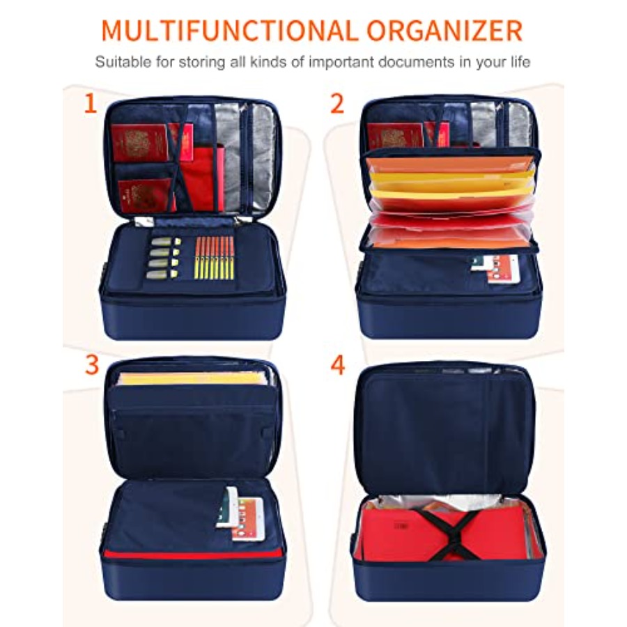 Important Document Organizer W - Fire Safe Document บทวิจารณ์และราคา