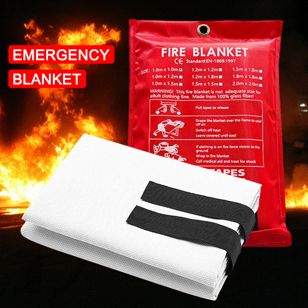 Fire Blanket Fiberglass Fire B - Fire Blanket Kitchen บทวิจารณ์และราคา