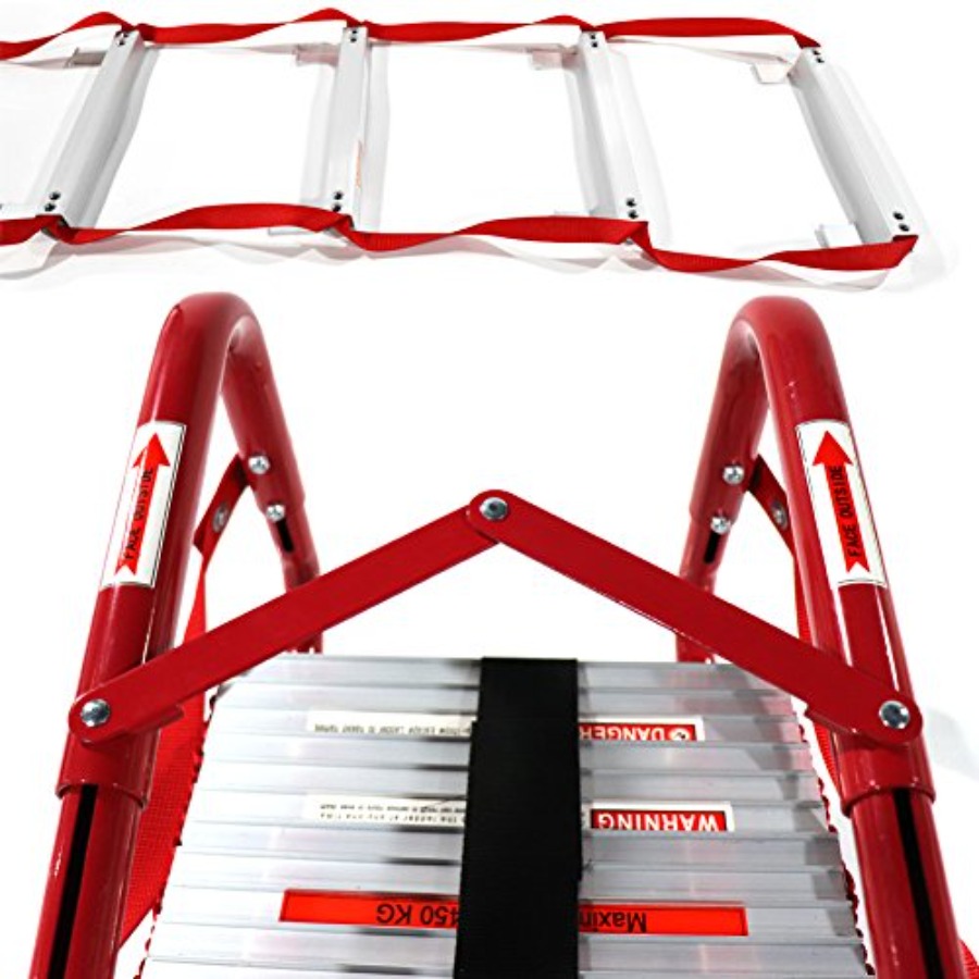 Portable Fire Ladder 2 Story E - Fire Escape Ladder บทวิจารณ์และราคา