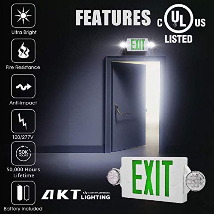 Emergency Exit Light, Adjustab - Emergency Exit Sign บทวิจารณ์และราคา