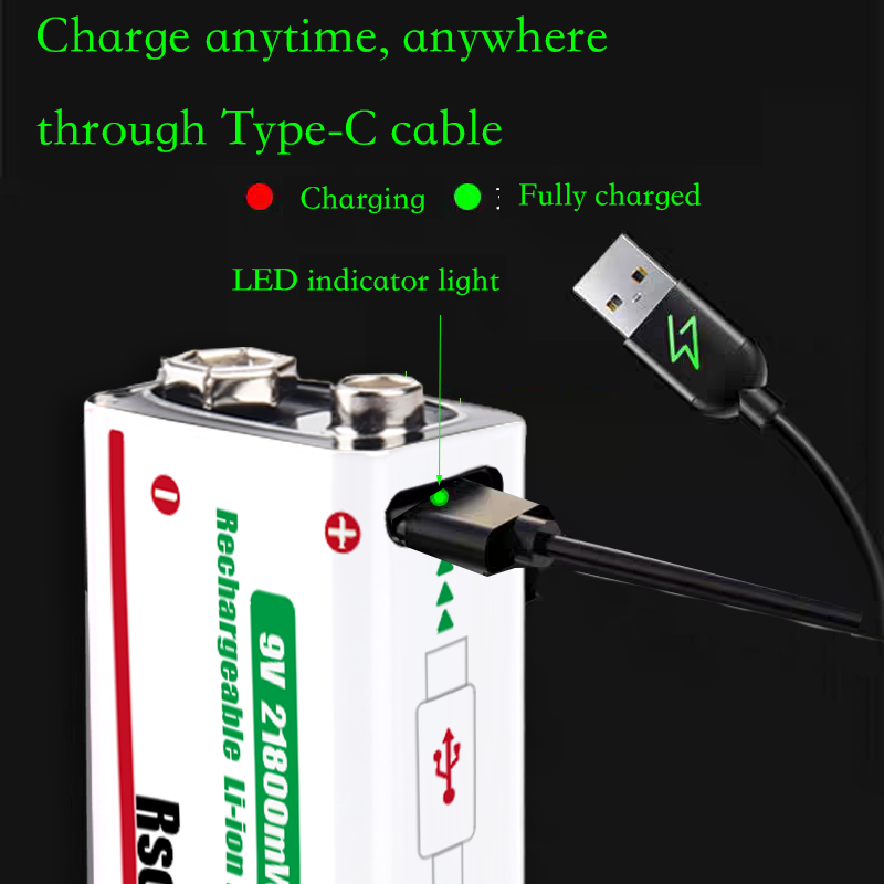 Type-C Rechargeable 9V Lithium - Smoke Detector Interconnected บทวิจารณ์และราคา