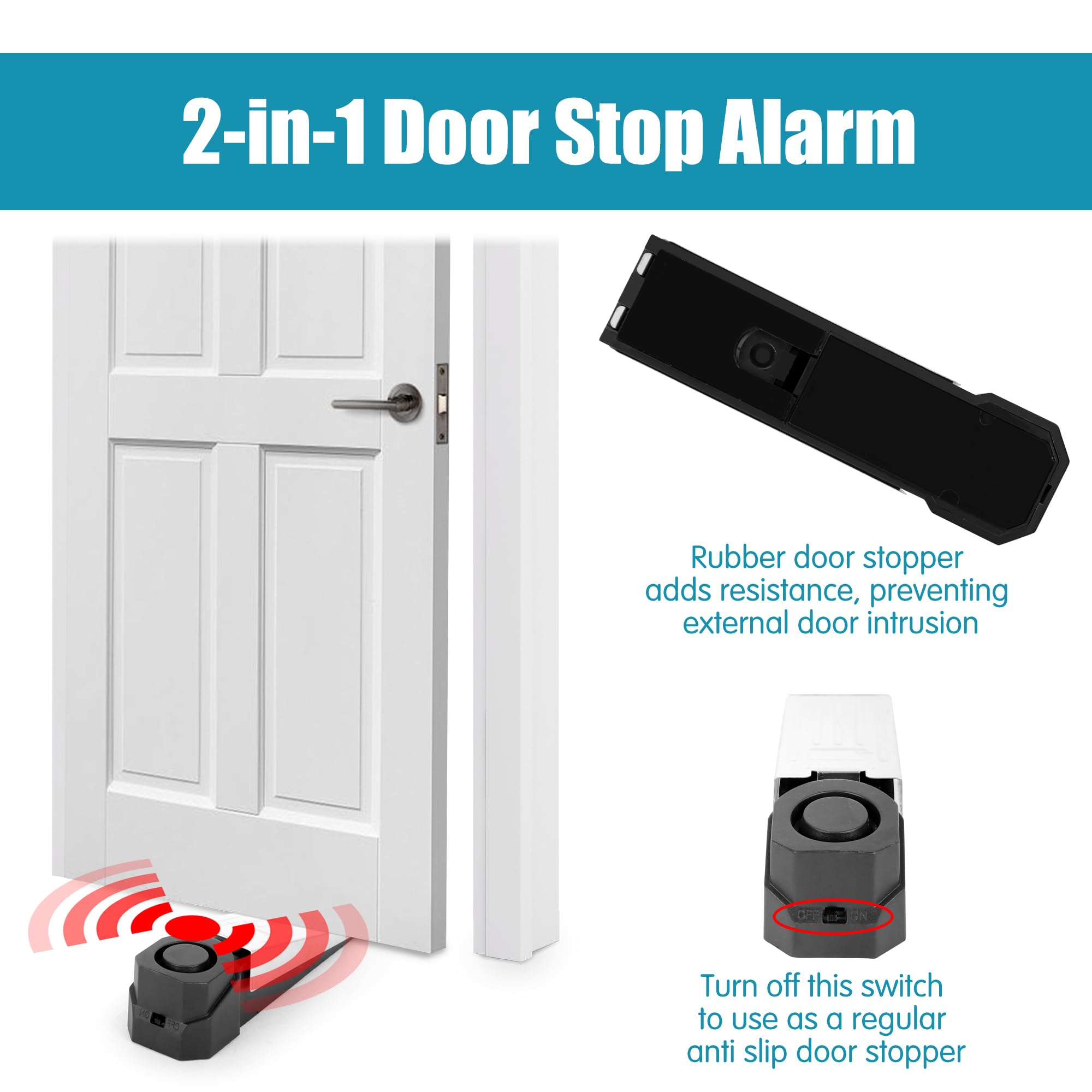 Wireless Door Stop Alarm Syste - Door Stop Alarm บทวิจารณ์และราคา