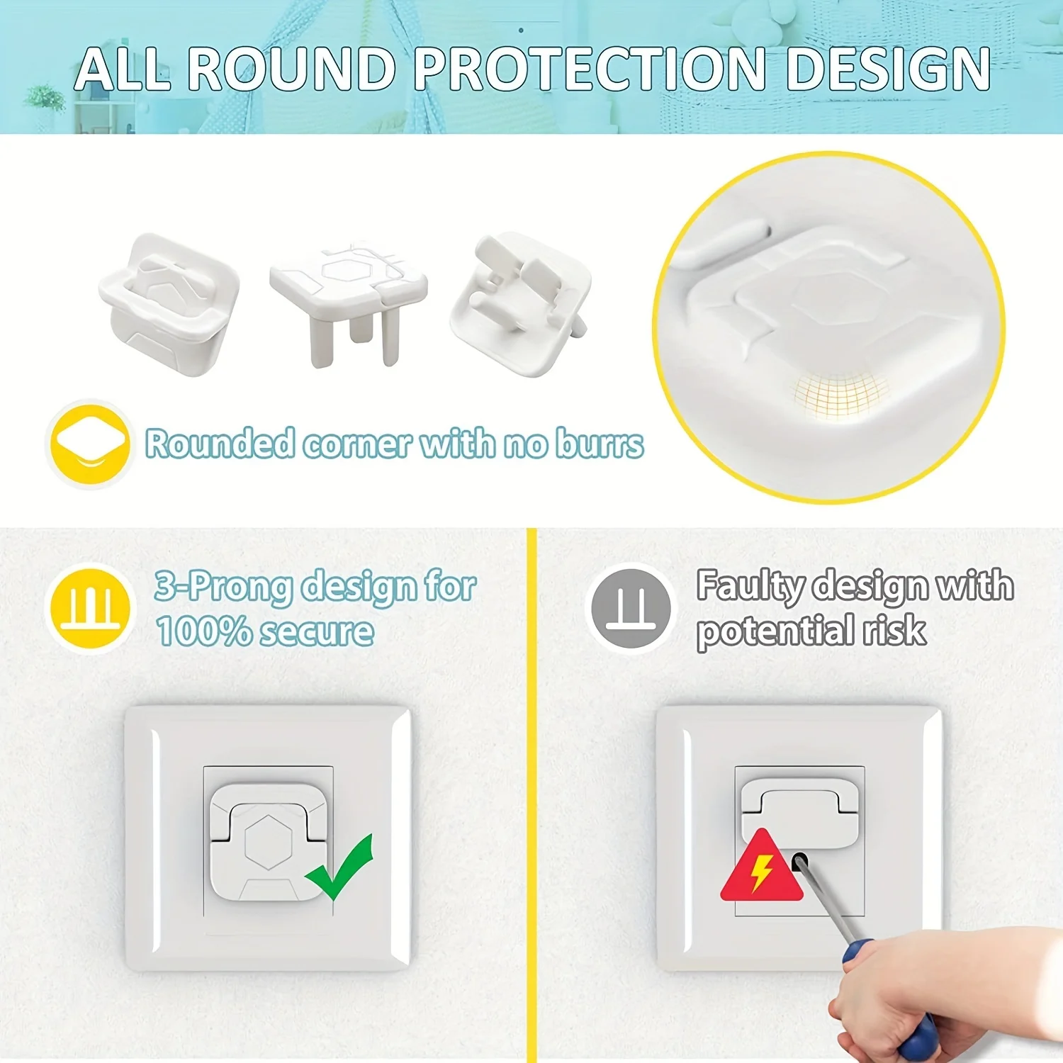 Easy Install Baby Child Electr - Outlet Cover Baby บทวิจารณ์และราคา
