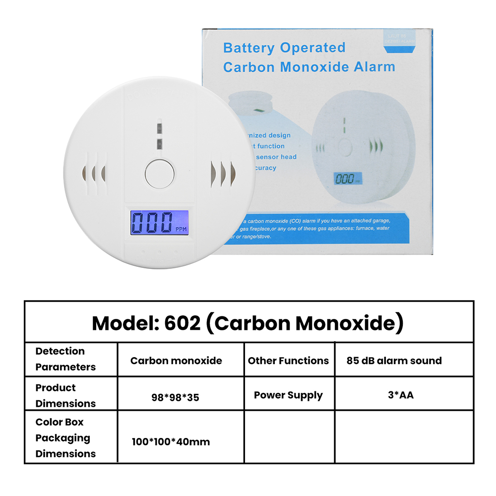 Carbon Monoxide Detector House - Smoke Detector Interconnected บทวิจารณ์และราคา
