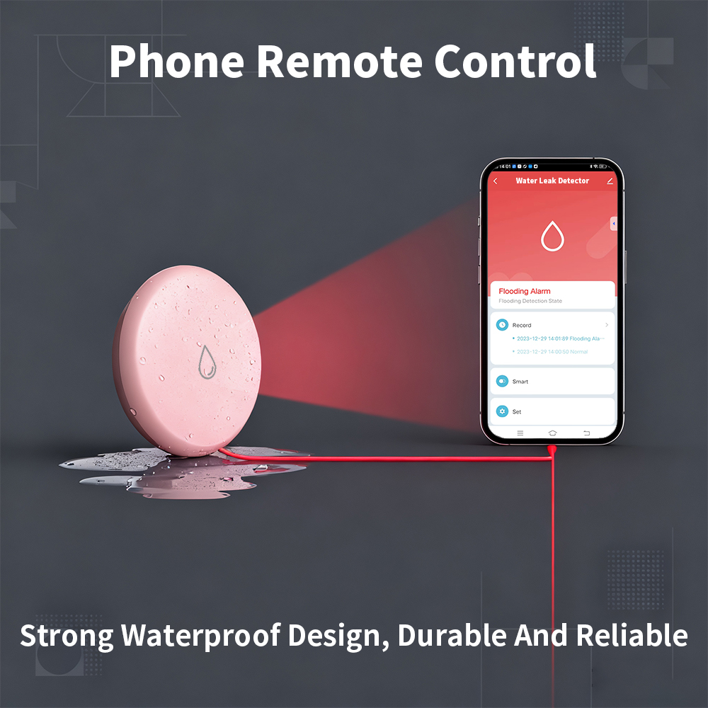 Tuya Zigbee Leakage Sensor LED - Water Alarm Sensor บทวิจารณ์และราคา