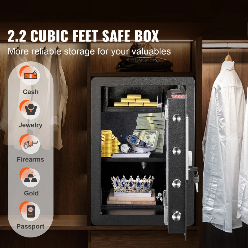 SucceBuy Electric Safe 2.2/1.8 - Fire Safe Document บทวิจารณ์และราคา