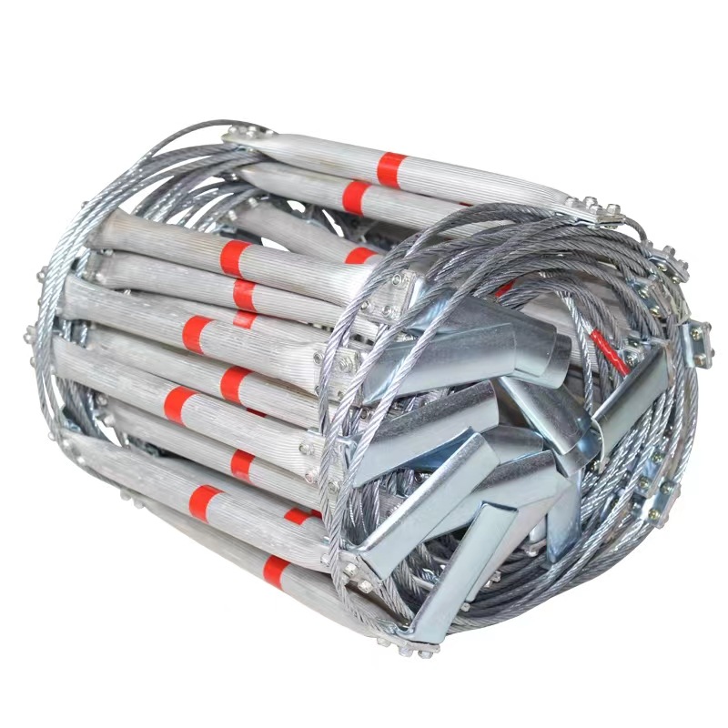 5M Soft Rope Ladder With Wire  - Fire Escape Ladder บทวิจารณ์และราคา
