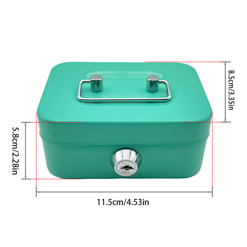 Money Safe Box Lockable Cash B - Lockbox Key Secure บทวิจารณ์และราคา