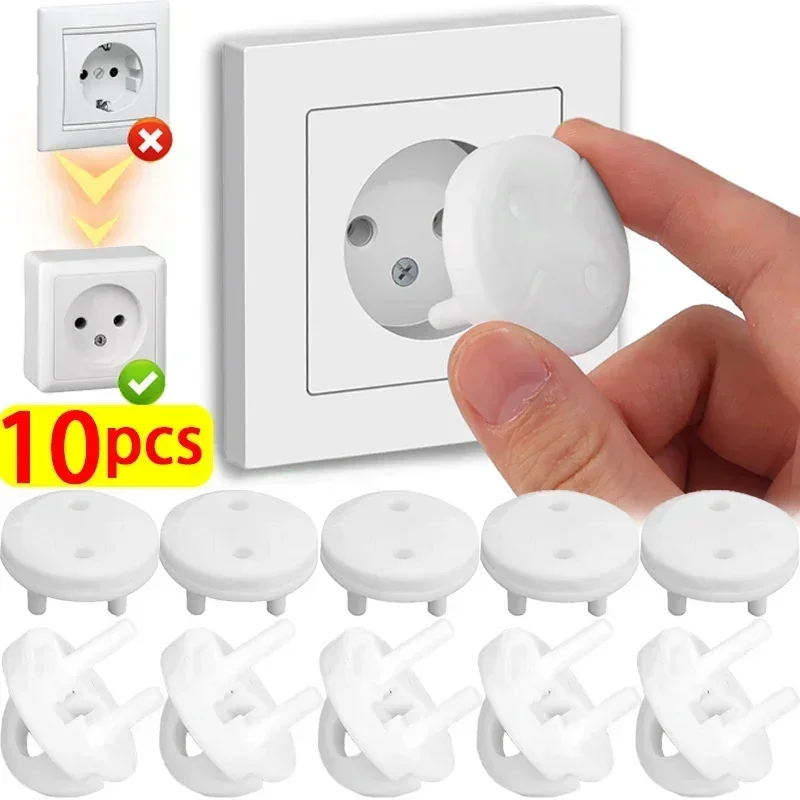 White Electrical Safety Socket - Outlet Cover Baby บทวิจารณ์และราคา
