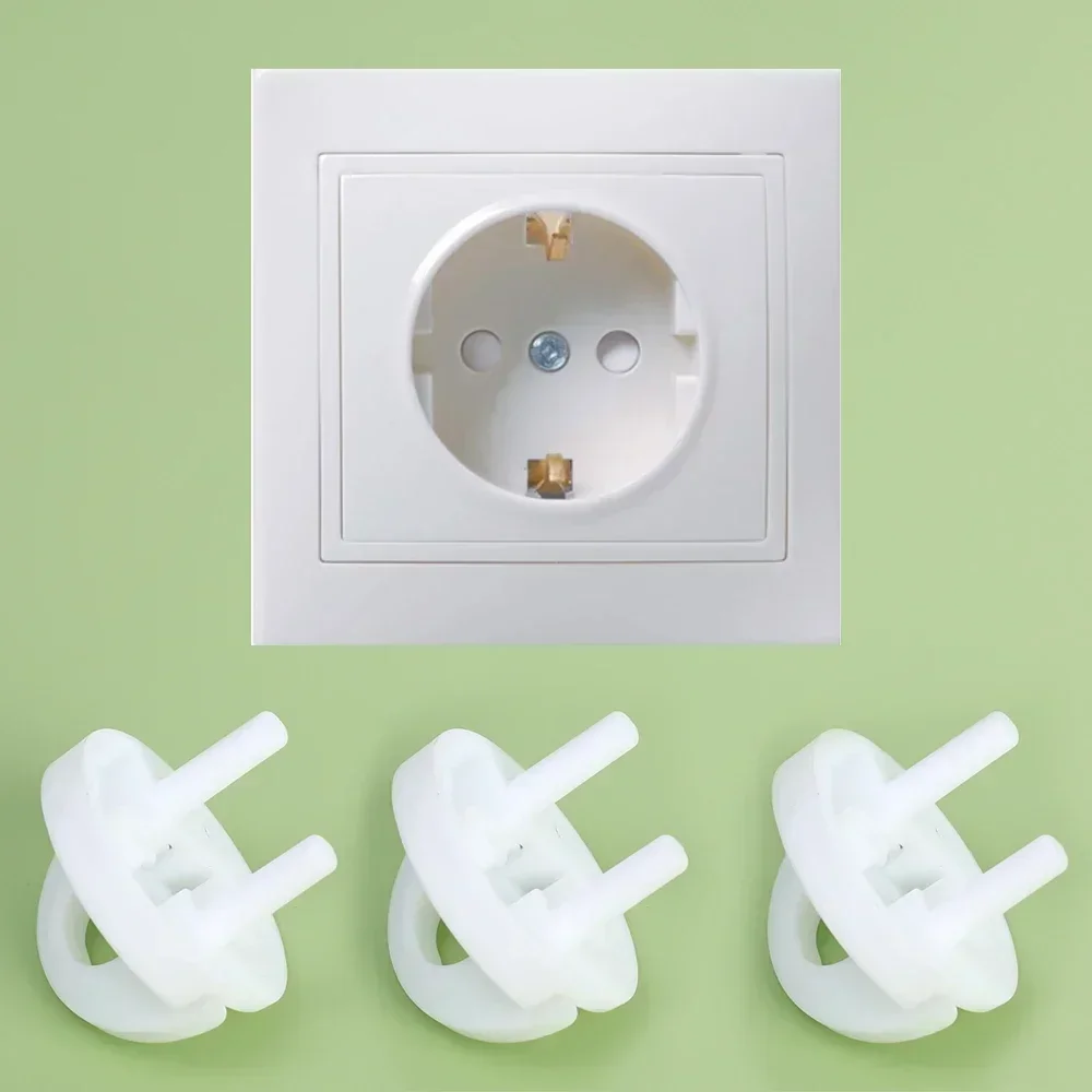 White Electrical Safety Socket - Outlet Cover Baby บทวิจารณ์และราคา