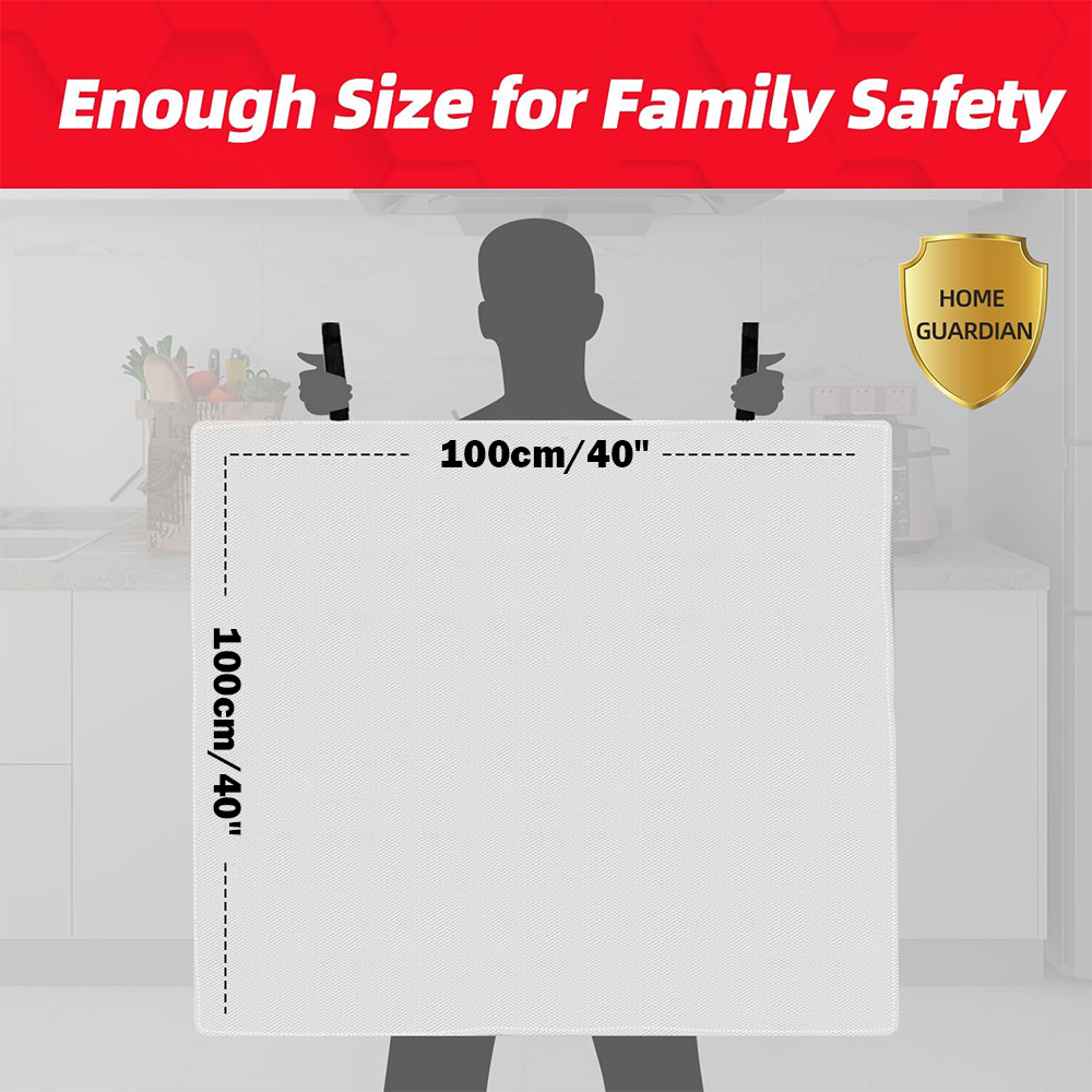 Fire Blanket 2 Pack 2*2m/1.5*1 - Fire Blanket Kitchen บทวิจารณ์และราคา