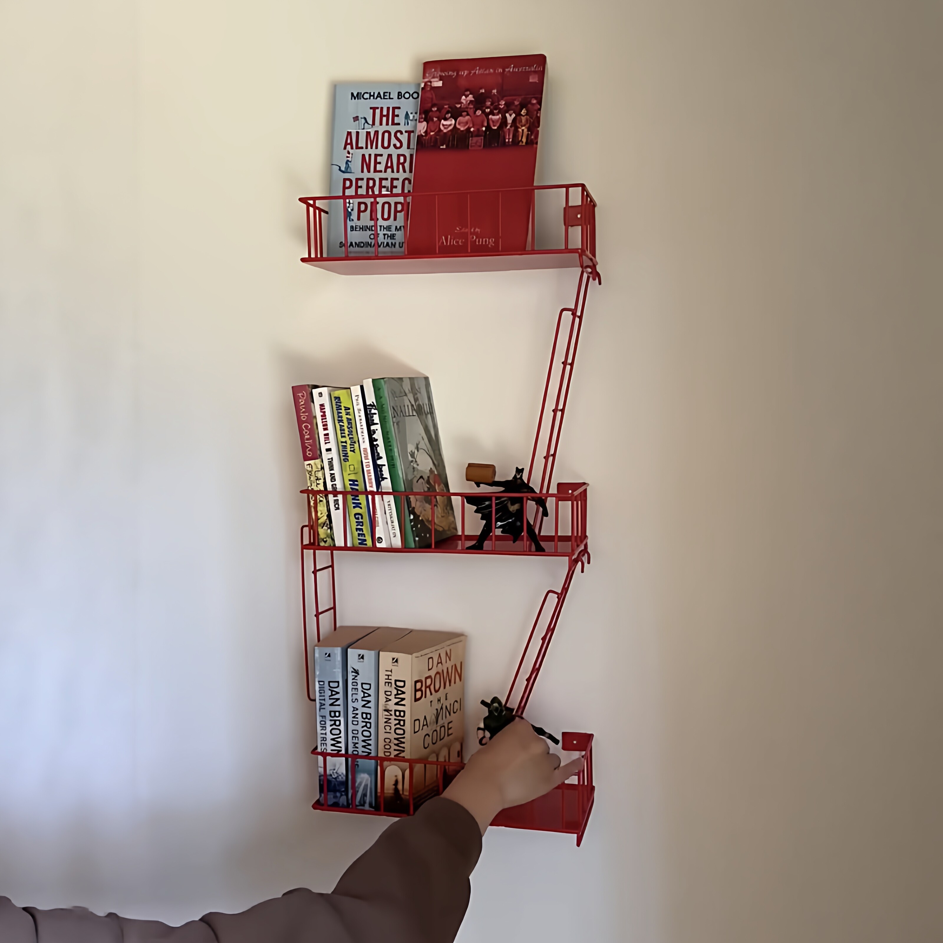 Fire Escape Wall Shelf, 3-Tier - Fire Escape Ladder บทวิจารณ์และราคา