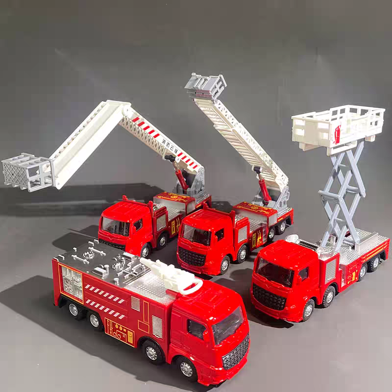 1:55 Diecast Fire Truck Model  - Fire Escape Ladder บทวิจารณ์และราคา