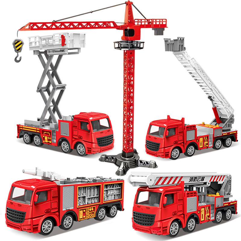1:55 Diecast Fire Truck Model  - Fire Escape Ladder บทวิจารณ์และราคา