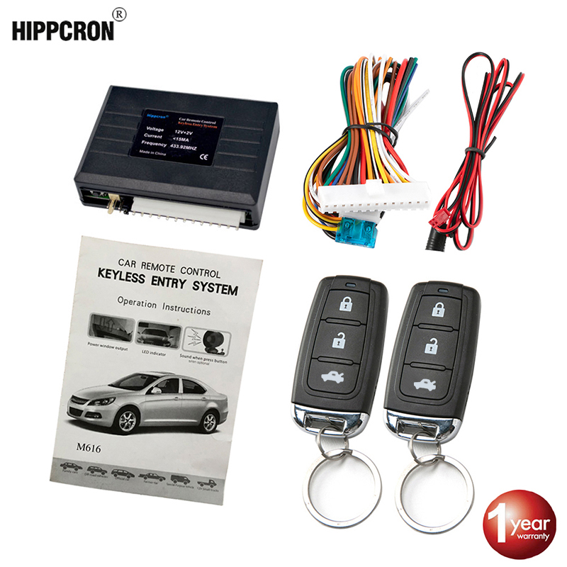 Hippcron Car Central Door Lock - Door Stop Alarm บทวิจารณ์และราคา