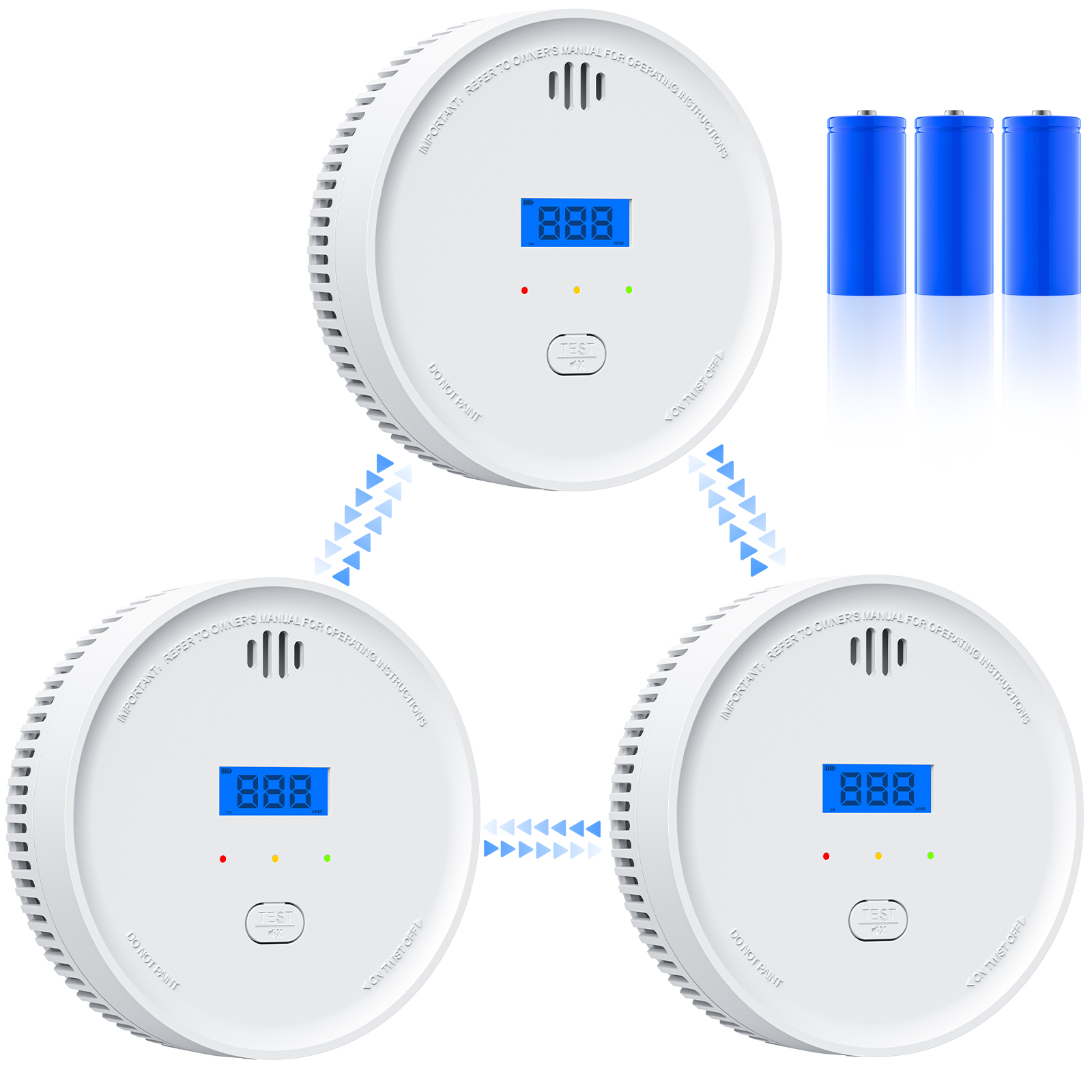 Interlinked Smoke Detector and - Smoke Detector Interconnected บทวิจารณ์และราคา