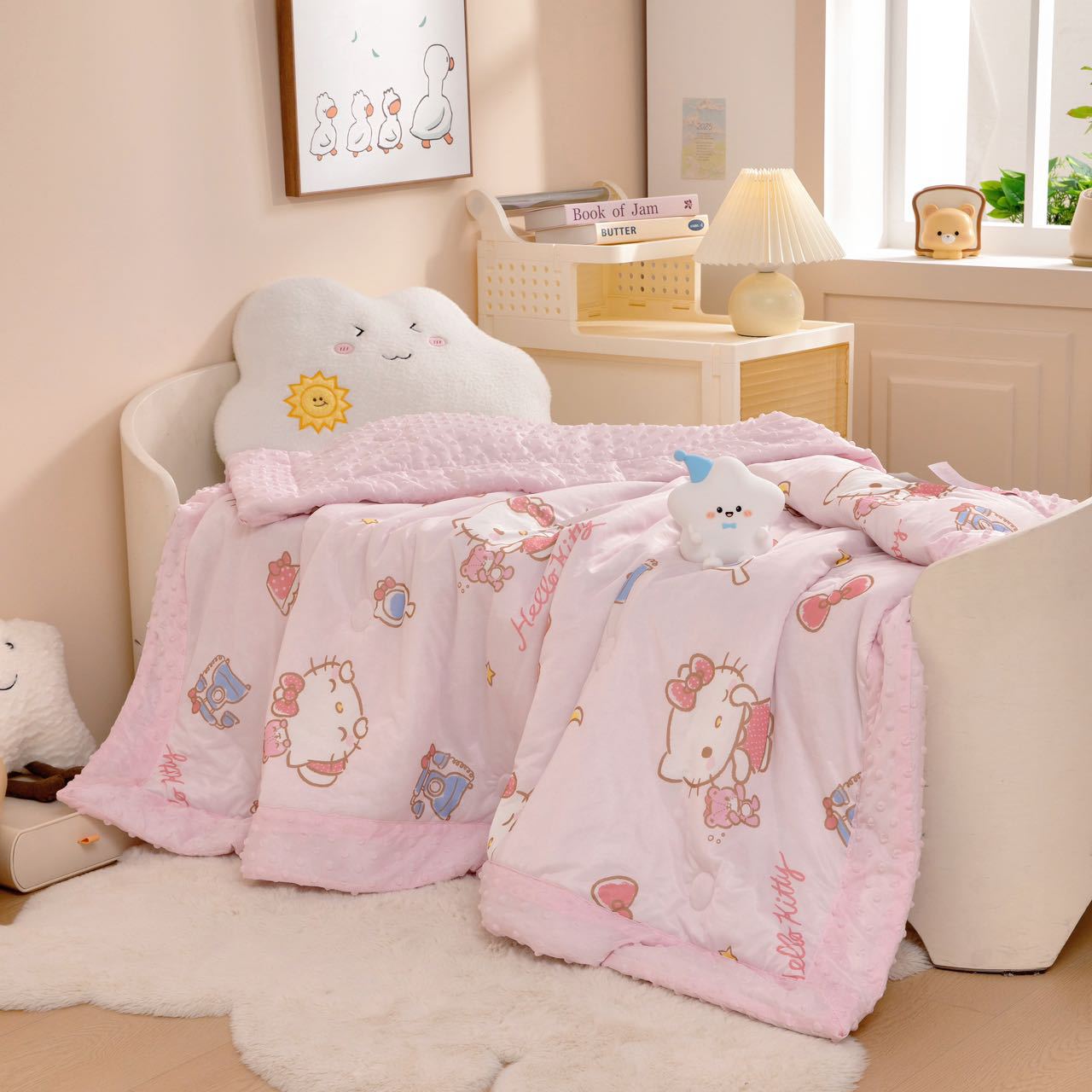 Hello Kitty My Melody Cartoon  - Fire Blanket Kitchen บทวิจารณ์และราคา