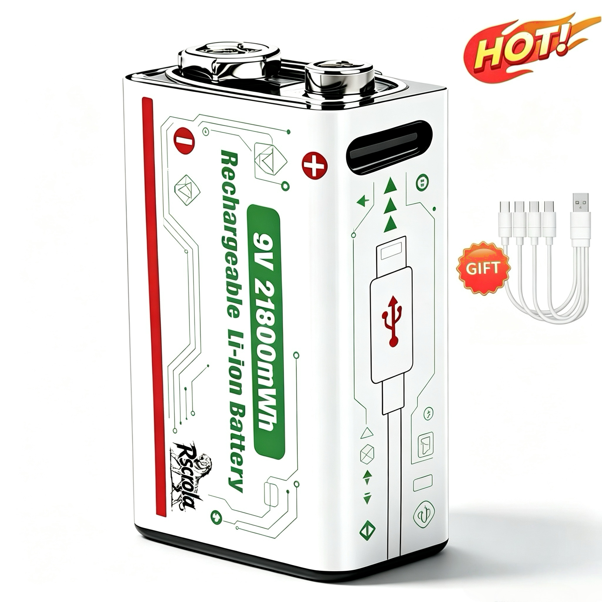9V 21800mWh Rechargeable Lithi - Smoke Detector Interconnected บทวิจารณ์และราคา