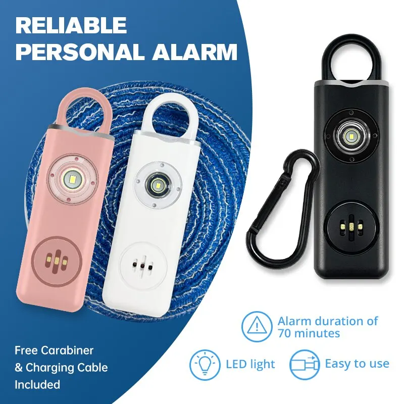 Women's 130dB Personal Safety  - Personal Alarm Keychain บทวิจารณ์และราคา