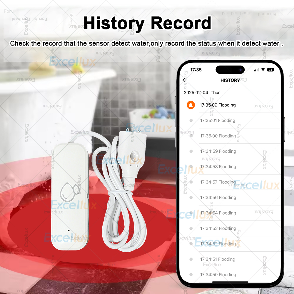 Zigbee Smart Water Leak Sensor - Water Alarm Sensor บทวิจารณ์และราคา