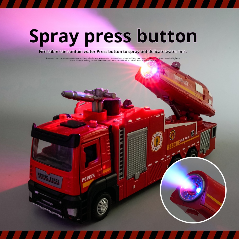 New Alloy Fire Truck Toy Large - Fire Escape Ladder บทวิจารณ์และราคา