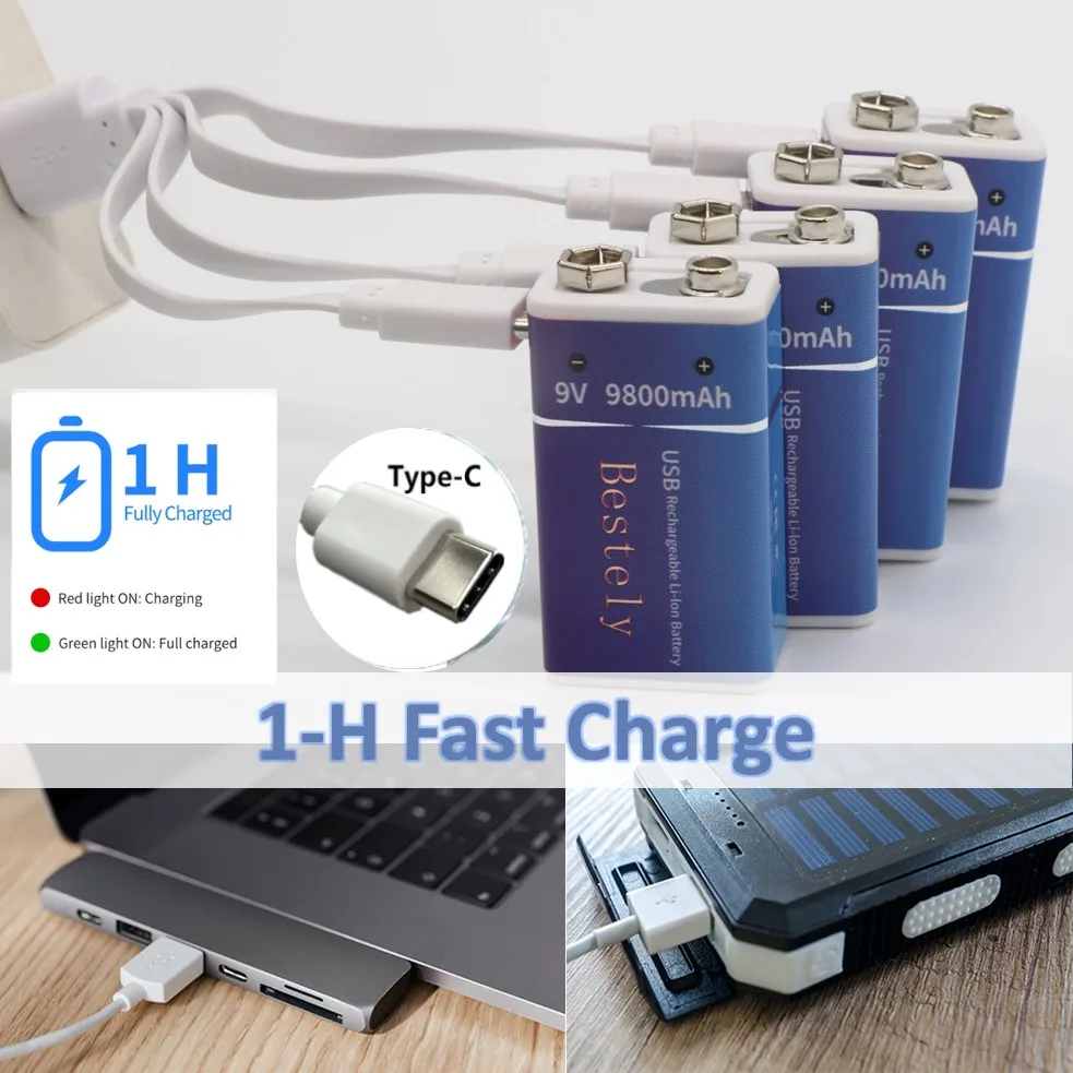 Rechargeable 9V Battery, 9800m - Smoke Detector Interconnected บทวิจารณ์และราคา