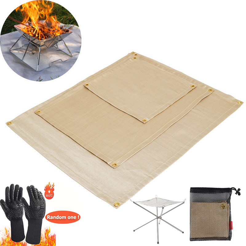 Outdoor Camping Fireproof Clot - Fire Blanket Kitchen บทวิจารณ์และราคา