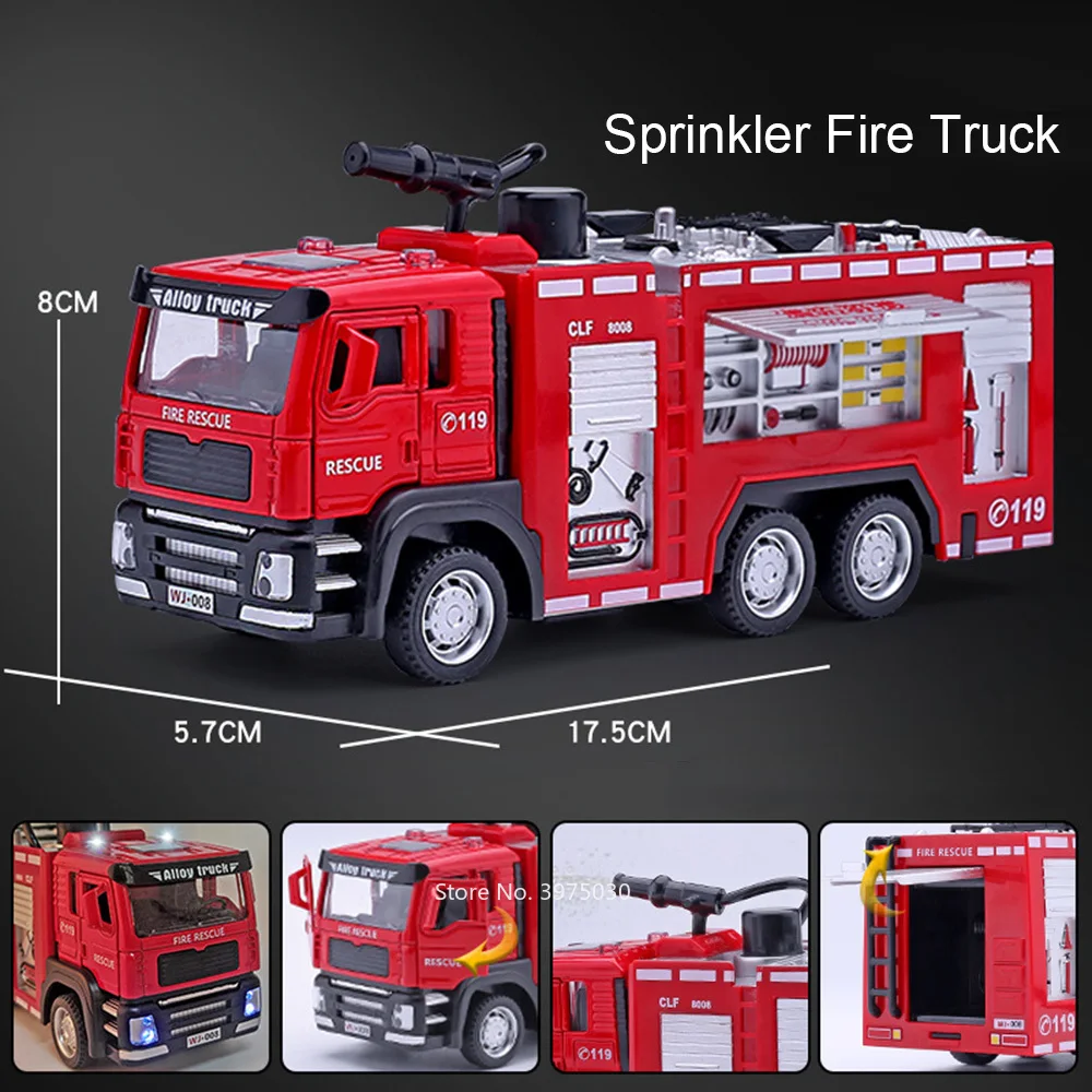 1/32 Fire Engine Car Toy Model - Fire Escape Ladder บทวิจารณ์และราคา