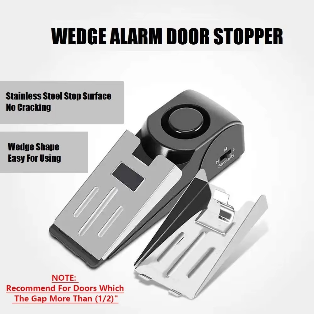 120db Wireless Stainless Steel - Door Stop Alarm บทวิจารณ์และราคา