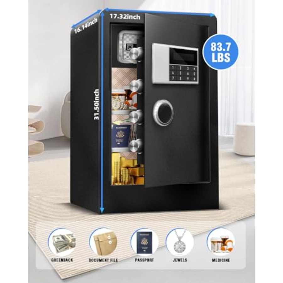 8.4 CuFt Heavy Duty Home Safe  - Lockbox Key Secure บทวิจารณ์และราคา