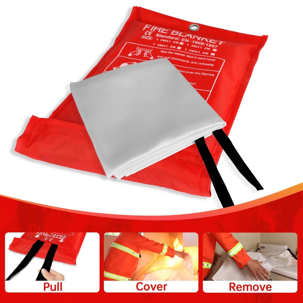 Thick Fire Blanket Emergency f - Fire Blanket Kitchen บทวิจารณ์และราคา