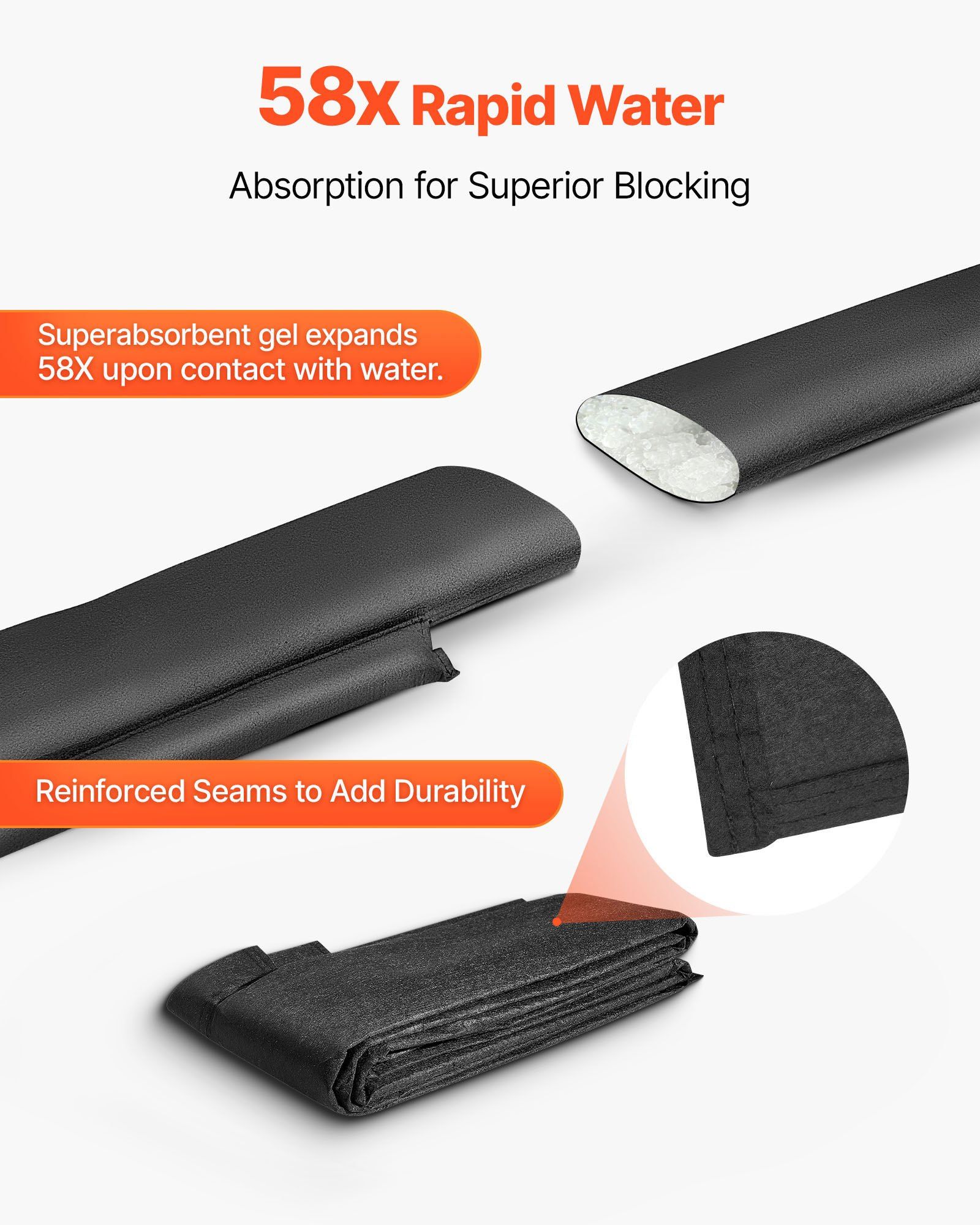 Flood Barrier, 8 Pack, 10 x 0. - Flood Barrier Bag บทวิจารณ์และราคา