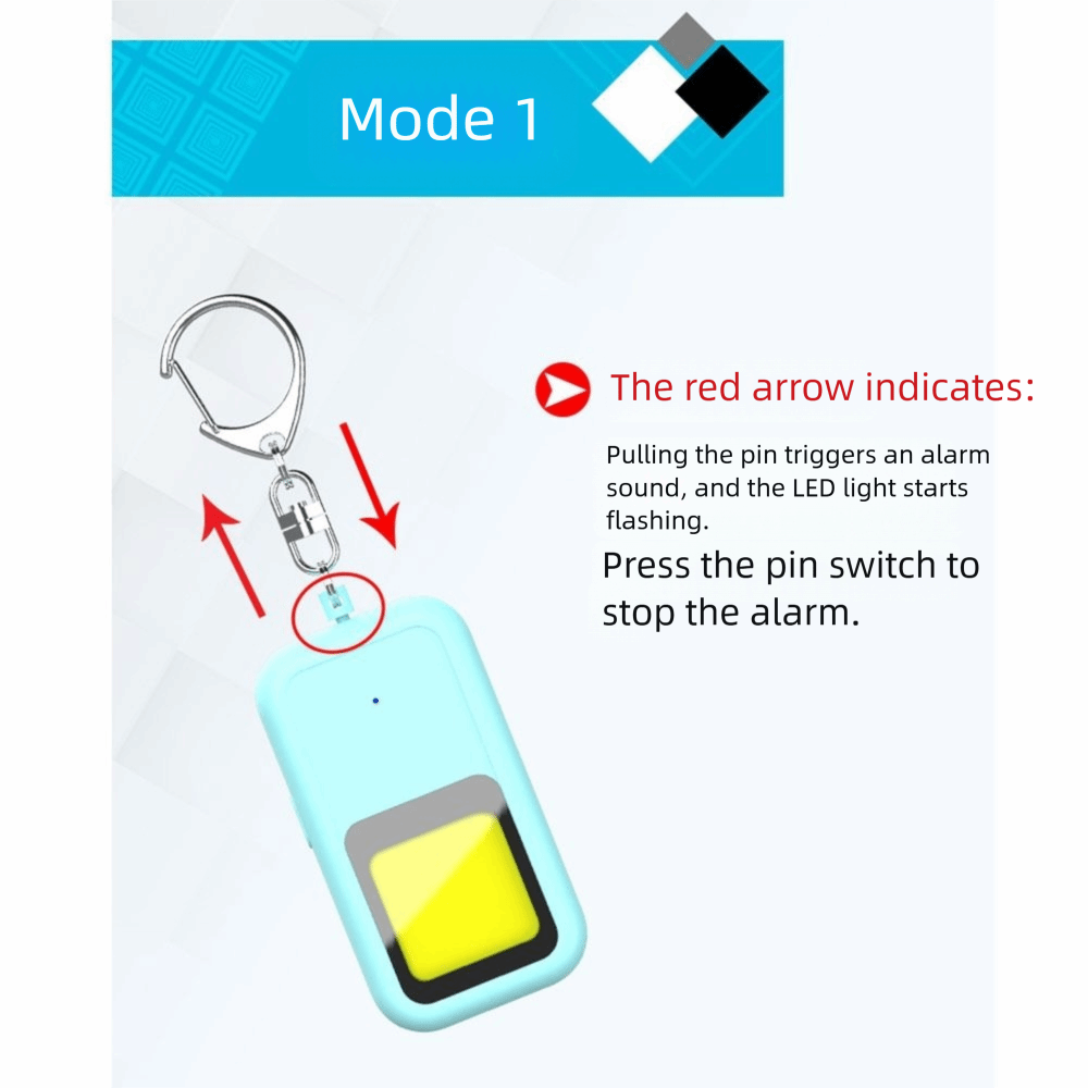 130 DB Safe Sound Personal Ala - Personal Alarm Keychain บทวิจารณ์และราคา