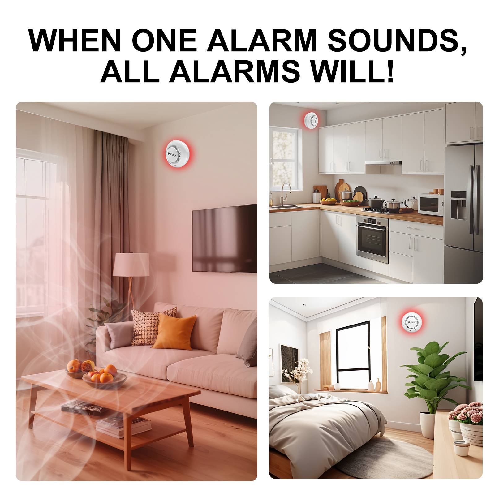 DFA Smoke Detector Fire Wirele - Smoke Detector Interconnected บทวิจารณ์และราคา