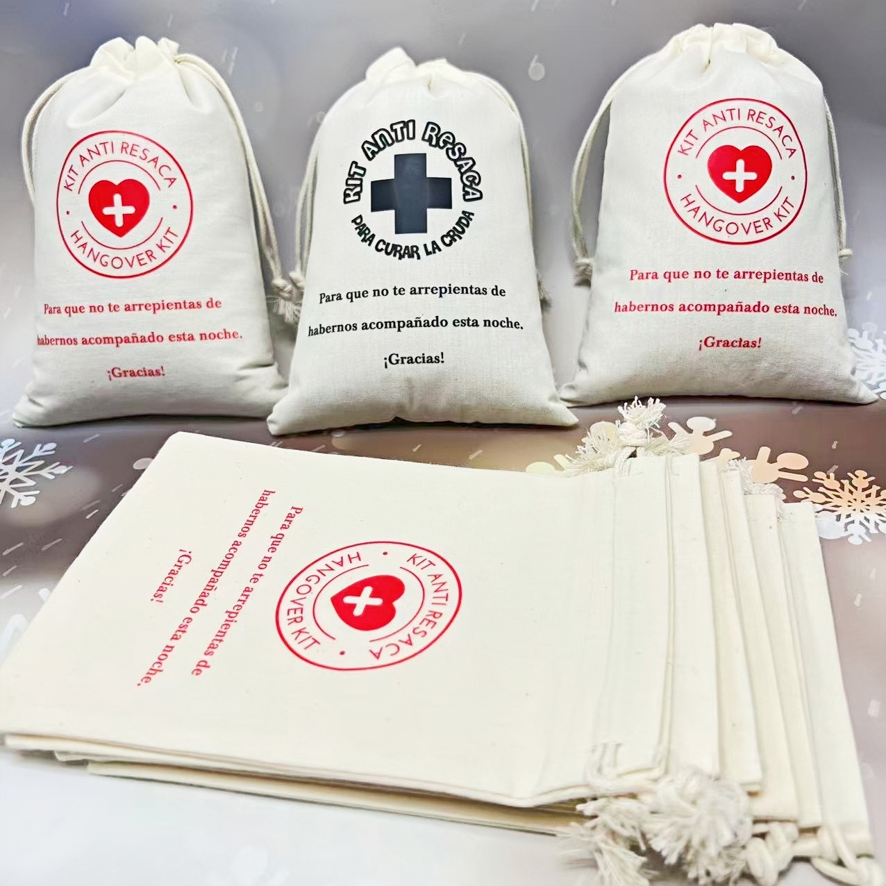 5PCS Spanish Hangover First Ai - First Aid Bag Kit บทวิจารณ์และราคา
