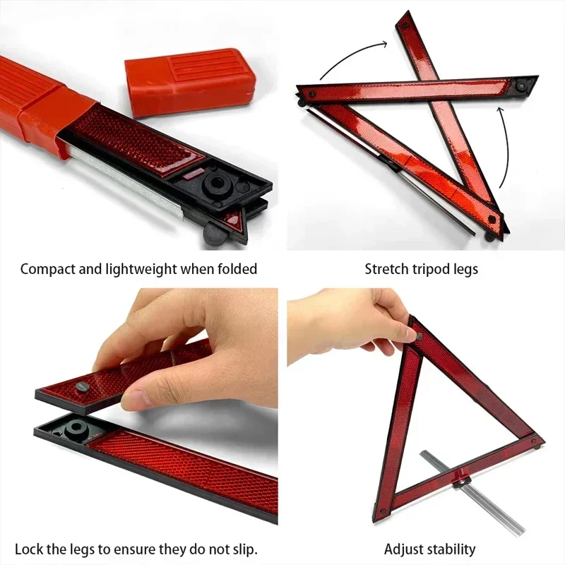 Car Triangle Reflective Tripod - Emergency Exit Sign บทวิจารณ์และราคา