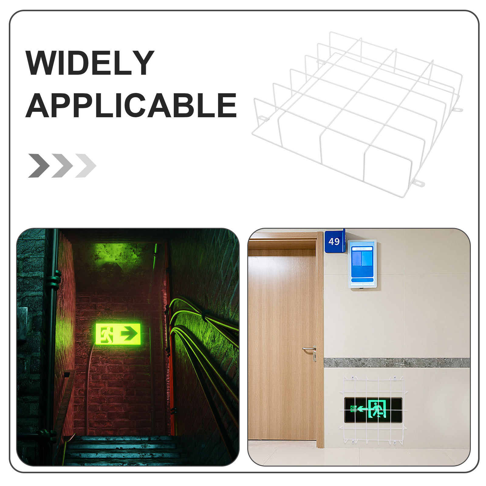 Emergency Light Protective Cag - Emergency Exit Sign บทวิจารณ์และราคา