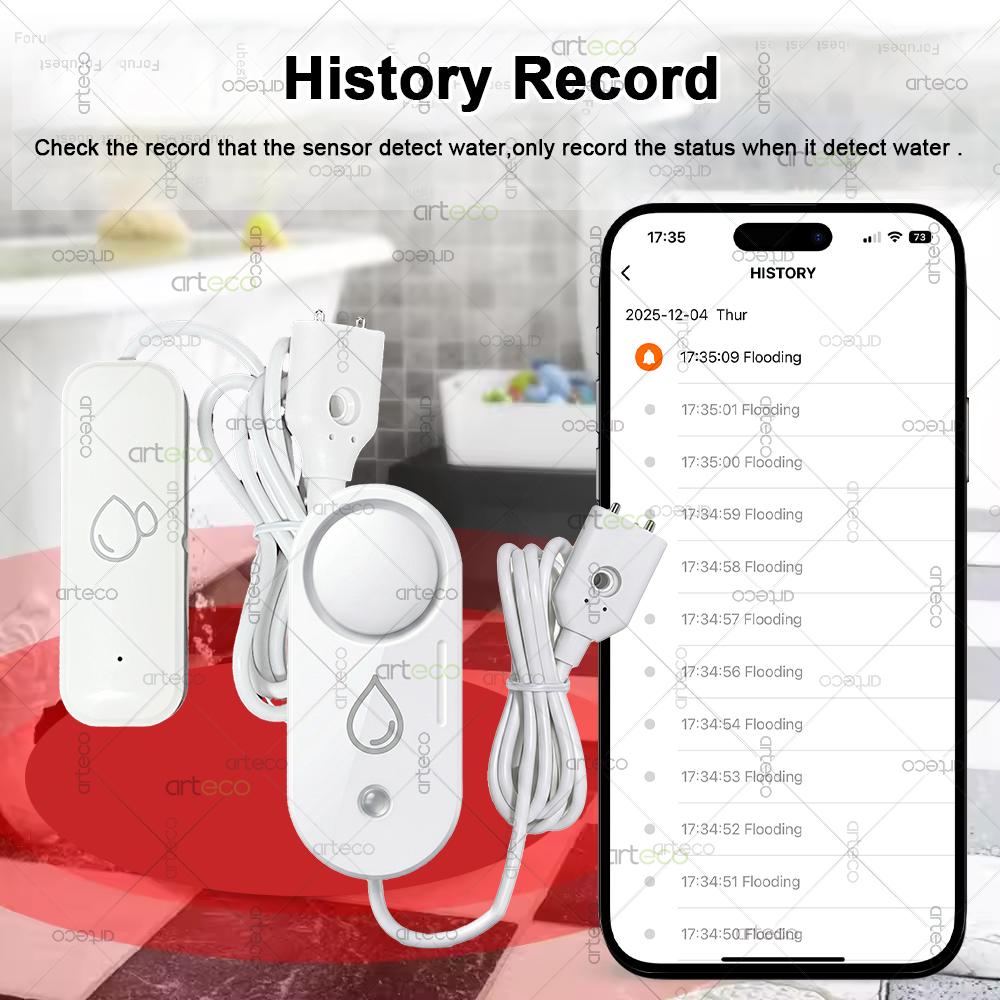 Zigbee Water Leakage Sensor Fl - Water Alarm Sensor บทวิจารณ์และราคา