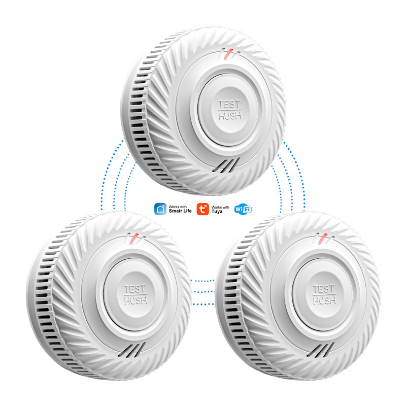 Powered Hotel Smart Wireless T - Smoke Detector Interconnected บทวิจารณ์และราคา